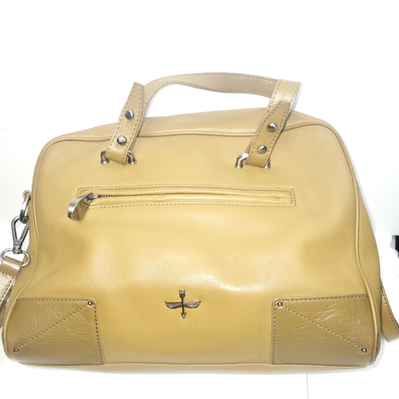 Pour La Victoire Olive Satchel Handbag